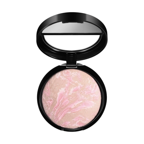 LEHOZIHEQ Oil Control Loose Face Powder, Marble Baked Makeup Setting Powder, Oil Control Correcting Powder Foundation, Long-Lasting Matte Finish(A)