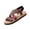 Red, variant on HTHLVMD Women's Boho Crisscross Strappy Sandals, Women's Flat Sandals Comfortable Open Toe Rubber Thong Cushion Easy to Clean for Women Indoor Outdoor Vacation, Blue 6