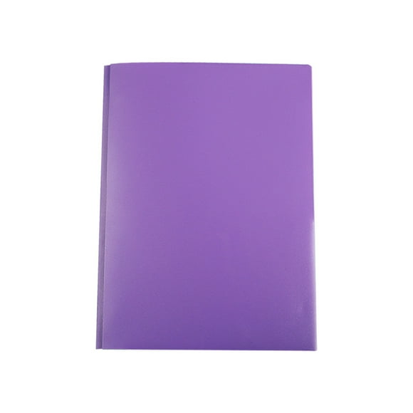 ZTTD 1 Pack Plastic Folders with Pockets and Prongs, Pocket Folders with Prongs, Two Pocket Folder With Prongs, Heavy Duty 3 Prong Folders, 2 Pocket Folders With Business Card Holder for Document