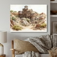 thumbnail image 2 of Designart Arizona Wild West Gold Mine I Canvas Wall Art, 2 of 5