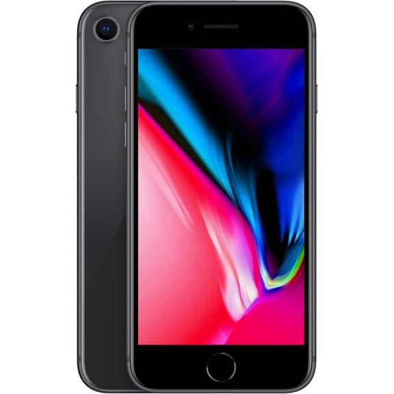 Pre-Owned Restored Apple iPhone 8 64GB Gray Unlocked + Screen Protector