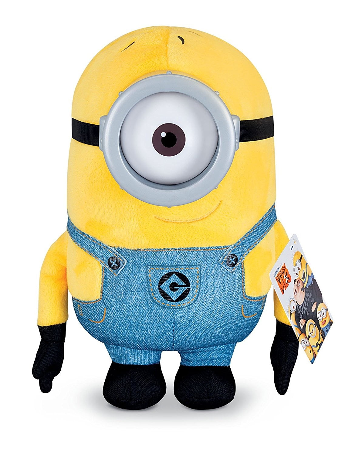 Despicable Me Huggable Plush Minion Carl Toy Figure