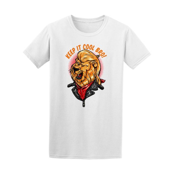 Keep It Cool Bro, Rebel Lion Tee Men's -Image by Shutterstock