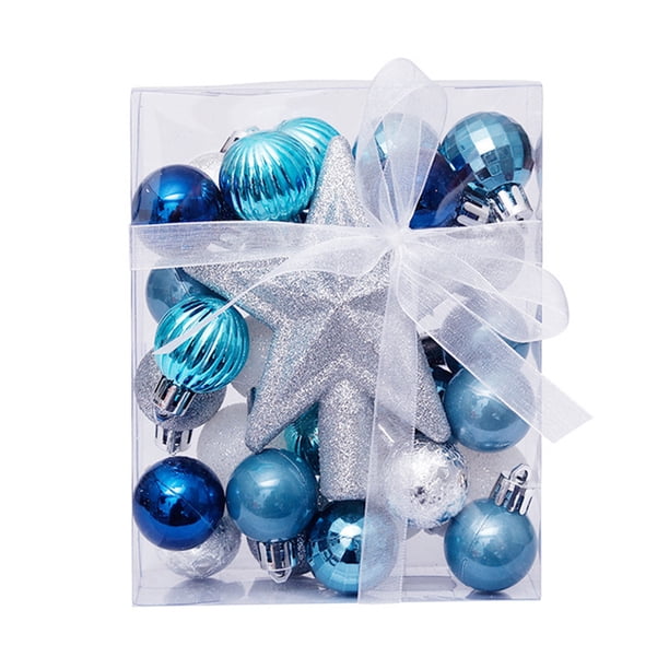 Inteprter Adornos navideños colgantes, adornos para árbol colgantes, bolas para Navidad, adornos navideños, árbol de Navidad Kits de decoración para fiestas