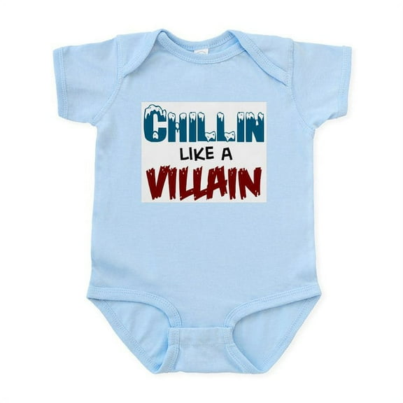 CafePress - Chillin Like A Villain Infant Bodysuit - Baby Light Bodysuit, Size Newborn - 24 Months