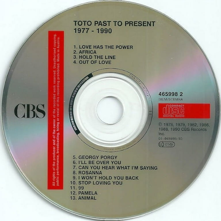 Toto - Past To Present - Music & Performance - CD - Walmart.com