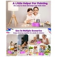 thumbnail image 4 of 2025 Upgraded Paint Brush Cleaner Rinser with Auto Drain, Paintbrush Washer for Acrylic Oil Watercolor Washing, 4 of 5
