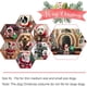 thumbnail image 2 of Disfraces navideños para mascotas Traje para perros con gorro Traje de Papá Noel Sudadera con capucha para perros Disfraces navideños para gatos Traje de fiesta cálido para el invierno (s), 2 of 5