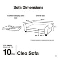 thumbnail image 4 of Enchanted Home Pet Canapé Ultra Peluche Cleo pour Animaux Marron, 4 of 6