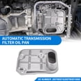 thumbnail image 2 of Unique Bargains A44DE Automatic Transmission Filter Oil Pan Fit for Suzuki Grand Vitara 09-13 No.2657065D10 - Pack of 1, 2 of 6