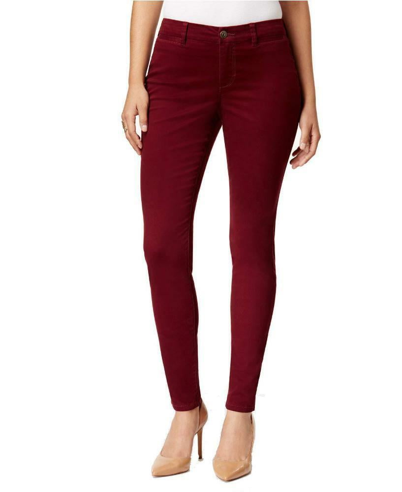 Skinny Legs Mid Rise Colored Jeans Size 
