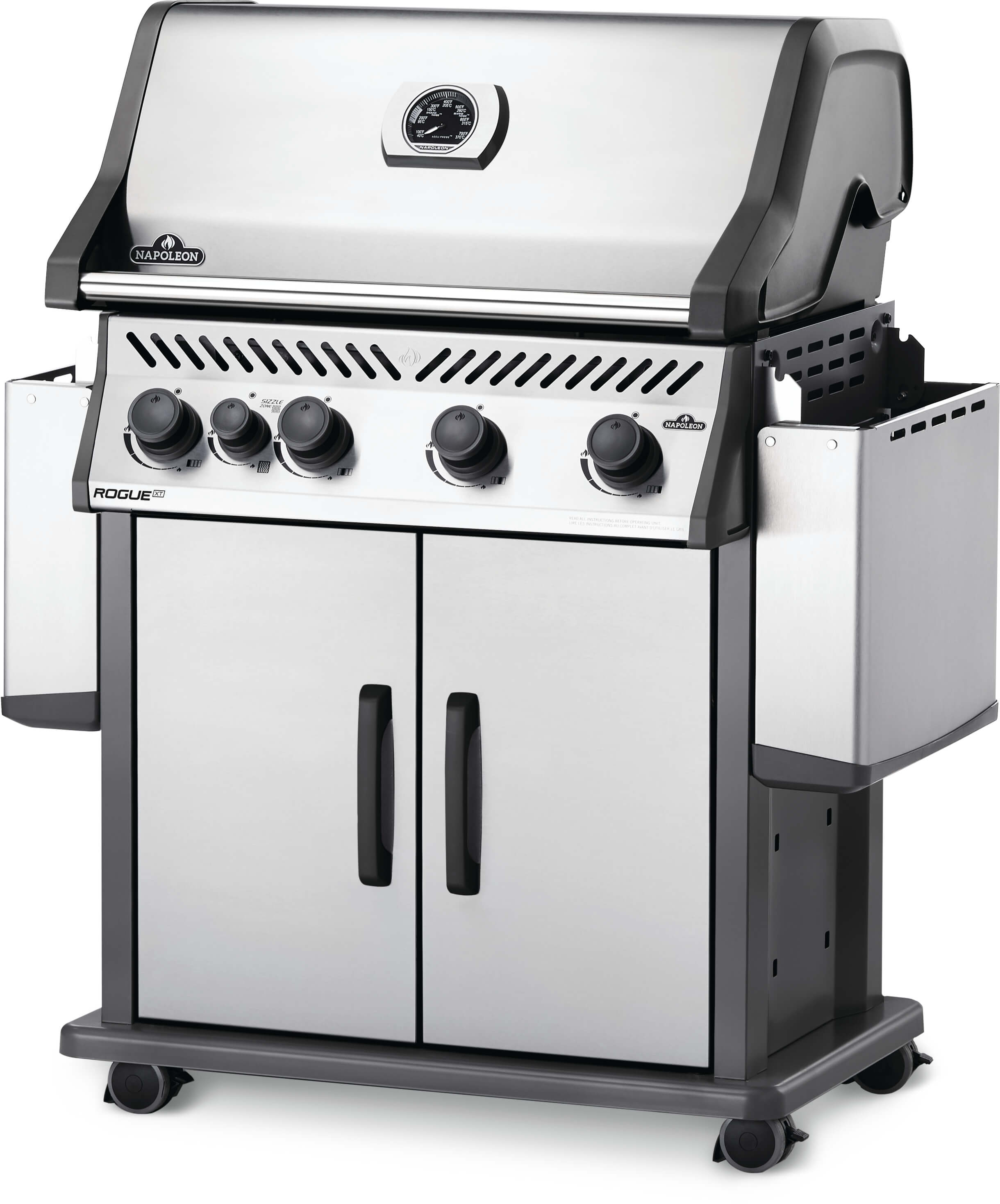 Rogue® XT 425 Natural Gas Grill with Infrared Side Burner, Stainless Steel - image 4 of 12
