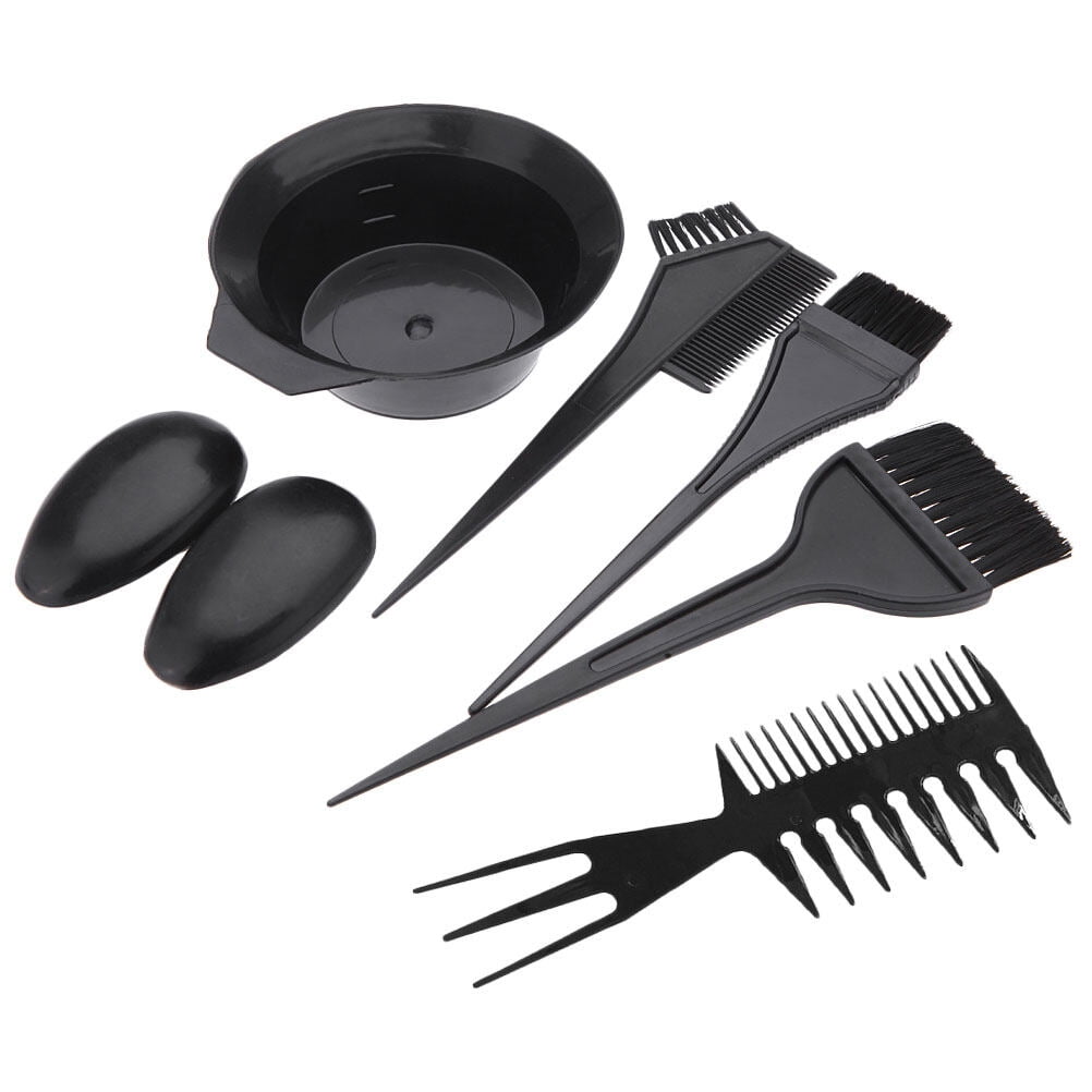 Homemaxs 1 Set Barber Hair Color Brush Bowl Set Hair Coloring Tools Dyeing Brush