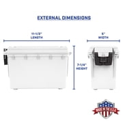 Sheffield Marine Storage Box, White