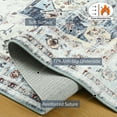 thumbnail image 4 of Ultrug Area Rugs for Bedroom Rug for Living Room Nursery Decor Fluffy Vintage Carpet,5'x8',Blue, 4 of 7