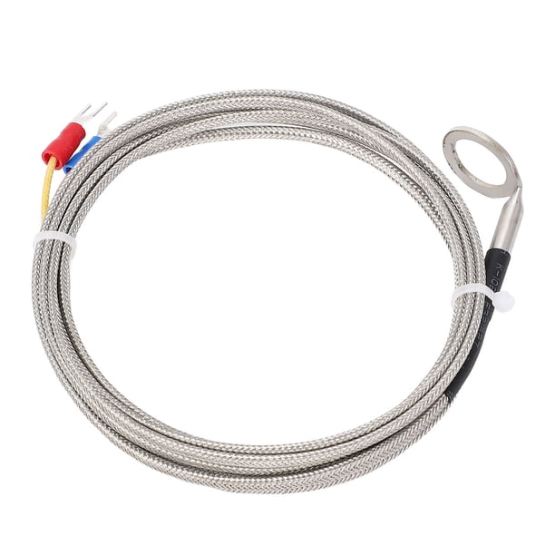 Sensor De Termopar De Tipo K Sensor De Temperatura De Acero Inoxidable K Tipo De Termopar Con Lavadora De ID De 14 Mm Para Medición De Cht Del Motor Automotriz