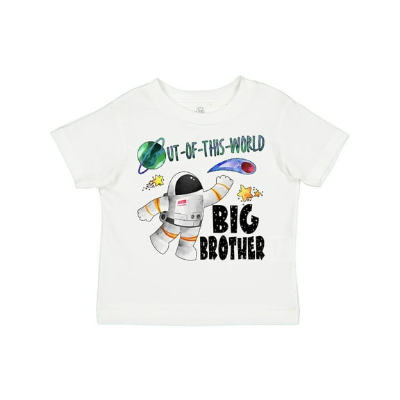 Inktastic Out of This World Big Brother Astronaut in Space Boys Toddler T-Shirt
