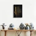 thumbnail image 2 of Corinthians 13 4-8 Love is Patient Wall Art Prints Framed Bible NIV Prayer Quotes Wall Decor Canvas Artwork Vintage Christian Paintings Scripture Pictures Decorations Framed 12x18 inch, 2 of 5