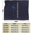 thumbnail image 3 of Lockheed Martin Fleece Blanket, Very Soft Microfiber Flannel Blanket for Couch Warm and Cozy for All Seasons, 3 of 6