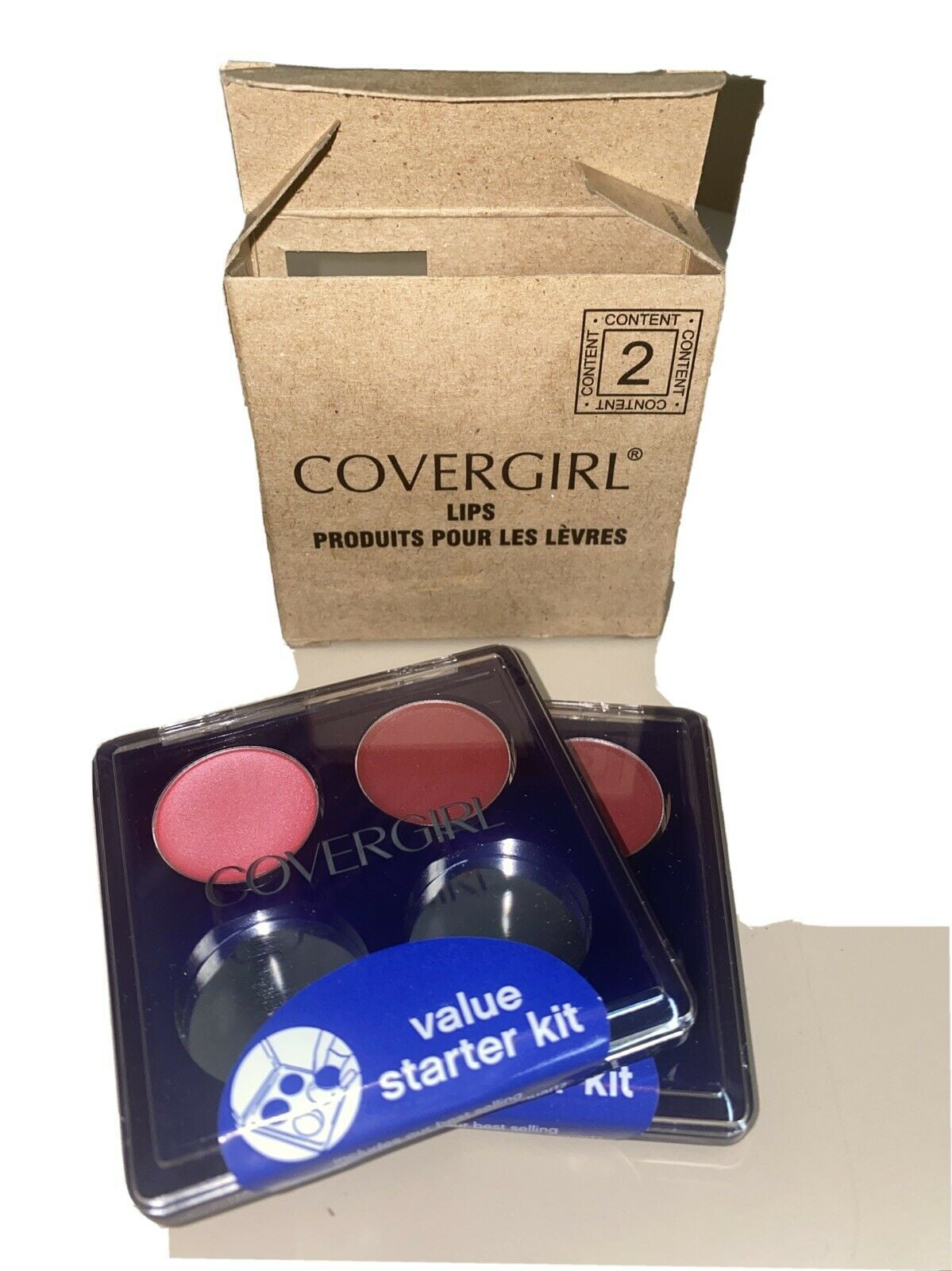 Cover Girl Color Pot Starter Kit Rose Quartz & Vintage Wine