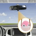 thumbnail image 3 of 1 Pc Yarn Penguins on the Swing Car Rear View Mirror Pendant Accessories Car Hanging Ornament Pink, 3 of 6
