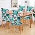 thumbnail image 7 of BZSMCE Chairs Slipcovers Dining Chair Covers Chillin' Pandas in Shades Creative Pattern, 7 of 7