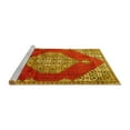 thumbnail image 2 of Ahgly Company Machine Washable Indoor Rectangle Medallion Yellow Traditional Area Rugs, 5' x 7', 2 of 4