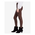 thumbnail image 3 of FREE PEOPLE Womens Brown Faux Fur High Waist Casual Pants 24 Waist, 3 of 4