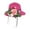 Hot Pink, variant on EnJoCho Toddler Cute Straw Hat Sun Hats Baby Girls Breathable Summer Boy Kids Flower Beach Hat Baby Child Casual Outing Hats