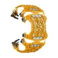 thumbnail image 3 of Cadena de nieve antideslizante para neumáticos de coche, accesorio de emergencia de fácil instalación. Amarillo, 3 of 9