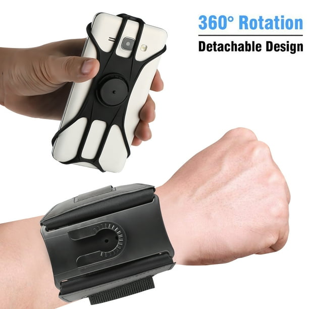 EEEkit Cell Phone Wristband, 360° Rotatable Sports Wristband Cell Phone Holder, Forearm Armband