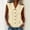*Yellow, variant on ClodeEU Women's Collared Sleeveless Button Down Shirt,Casual V Neck Solid Blouse Hot Pink,Women's Plus L