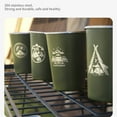 thumbnail image 2 of chidgrass 4 Piecs Stainless Steel Wine Tumbler Tea Milk Mug Outdoor Beer Water Cups Printed Metal Travel BBQ Cooking Supply type11, 2 of 6
