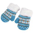 thumbnail image 1 of Guantes lindos y nuevos para niños Guantes cálidos de felpa, azul, 1 of 5