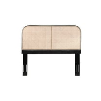 Crawford & Burke East Indie Cane and Teak Headboard