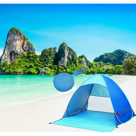 La Jolla Portable Beach Tent Cabana Canopy Instant Pop Up UV Protection Sunshade Shelter,