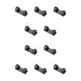 thumbnail image 2 of Paquete de 20 Clips para cables ABS Seitruly Organizador autoadhesivo resistente al desgaste Negro 10Conjunto, 2 of 6