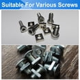 thumbnail image 5 of 25Pack M3x10mmx2mm Square Nuts, Carbon Steel Zinc Plated Coarse Thread Nuts, 5 of 6