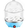 thumbnail image 1 of Egg Cooker Multifunctional Electric Egg Cooker Portable, Automatic Shut-Off (Blue, Double Layer), 1 of 5