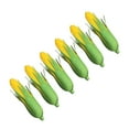 thumbnail image 4 of Modelos de maíz de simulación, decoraciones vegetales artificiales, accesorios para fotos de maíz para fiesta en casa, tienda (concha verde), 6 uds., 4 of 5