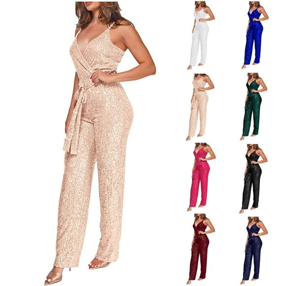 Sentmoon Women Rompers and Jumpsuits Date Night Rompers Sleeveless Solid Color Slim Fit Beach Outfits for Women Summer for Travel and Leggings Outfit