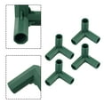thumbnail image 2 of 4Pcs Plastic Garden Climb Plant Awning Joints Connector Frame Greenhouse Bracket Right-angle 3ways, 2 of 9