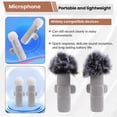 thumbnail image 5 of Wireless Lavalier Microphone Portable Audio Video Recording Mini Microphone for Android PC Camer, 5 of 5