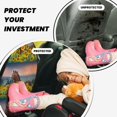 thumbnail image 4 of Gaeub Horse Sunflowers Print Anti-Kick Storage Mat for Car Seats 2 Pcs, Car Kick Mats with 3 Pocket Protector, Essential Car Seat Protector for Child Car Seat,Car Seat Protector, 4 of 8