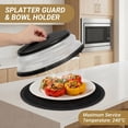 thumbnail image 2 of Microwave Splatter Cover, Collapsible food and plate guard featuring a functional steam vent, durable dishwasher-safe design for daily kitchen heating and cooking (1-Pack), 2 of 7