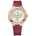 thumbnail image 3 of 1781331 Women's Piper Sport Luxury White Dial Maroon Rubber Strap Watch, 3 of 3