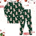 thumbnail image 2 of Xyant Kid Christmas Pajamas, Boys Girls Long Sleeve Soft Cotton Pjs Set Toddler 2 Piece Sleepwear Size 8-9 Years, 2 of 7