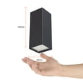 thumbnail image 5 of Lampara Muro Led Exterior Gris 9w Luz Suave Cálida Hled-847/, 5 of 5