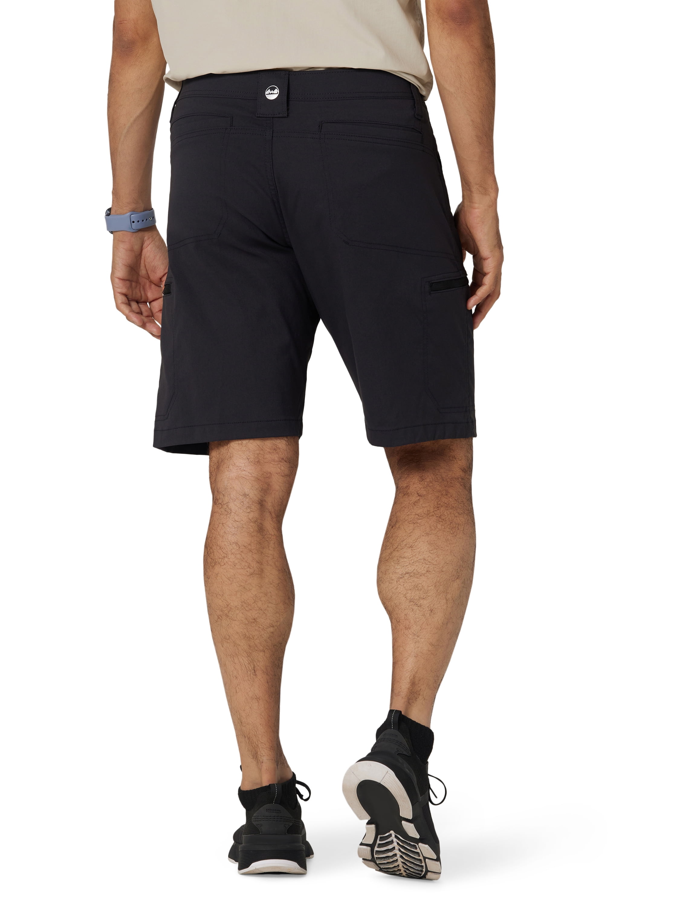 Wrangler® Men's and Big Men's Outdoor Performance Zip Cargo Short with UPF 50+, Sizes 30-48
