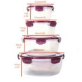 thumbnail image 3 of Dechome Kitchen Mixing Bowls - 4pc Glass Bowls with Lids Set – Neat Nesting Bowls - Large Mixing Bowl Set Batter Bowl - Cooking Bowls - Storage Bowls with Lids and Big Salad Bowl with BPA-Free Lids, 3 of 9